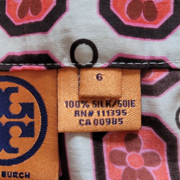 Tory Burch skirt Orange color size 6 - Picture 11 of 11